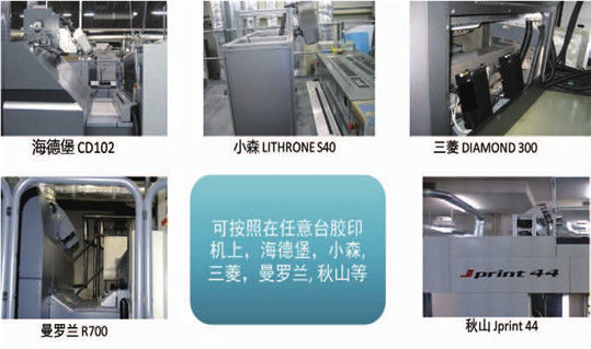Máquina Inline do controle da qualidade de impressão com sistema aplainando de sopro avançado