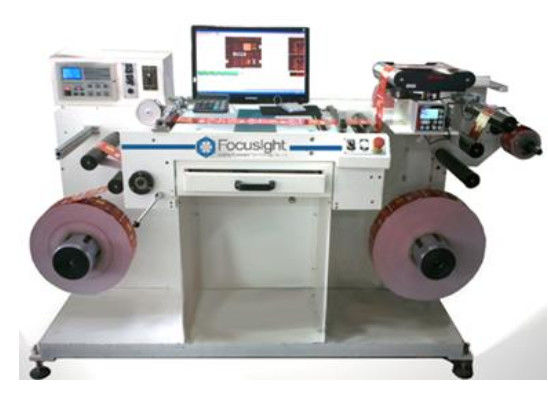 Máquina industrial da inspeção da etiqueta, máquina do rebobinamento da inspeção do rolo enorme