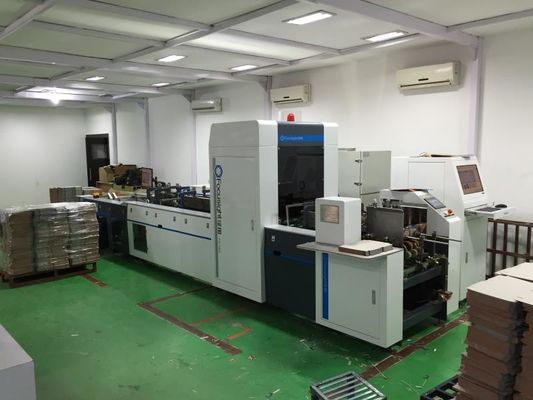 Equipamento de controle de qualidade da impressão da caixa da medicina com auto sistema de empilhamento