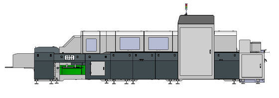 máquina de 250m/Min High-Speed Printing Quality Inspection para a caixa de empacotamento do uísque